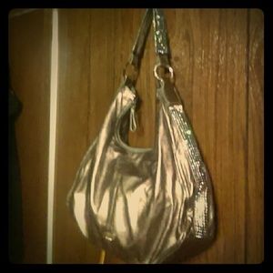 DX touch handbag with Swarovski crystals